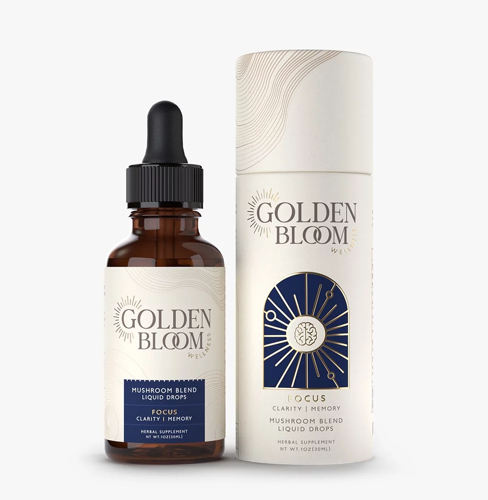 Lion's Mane + Cordyceps Mushroom Supplement Extract Tincture (Focus Blend)