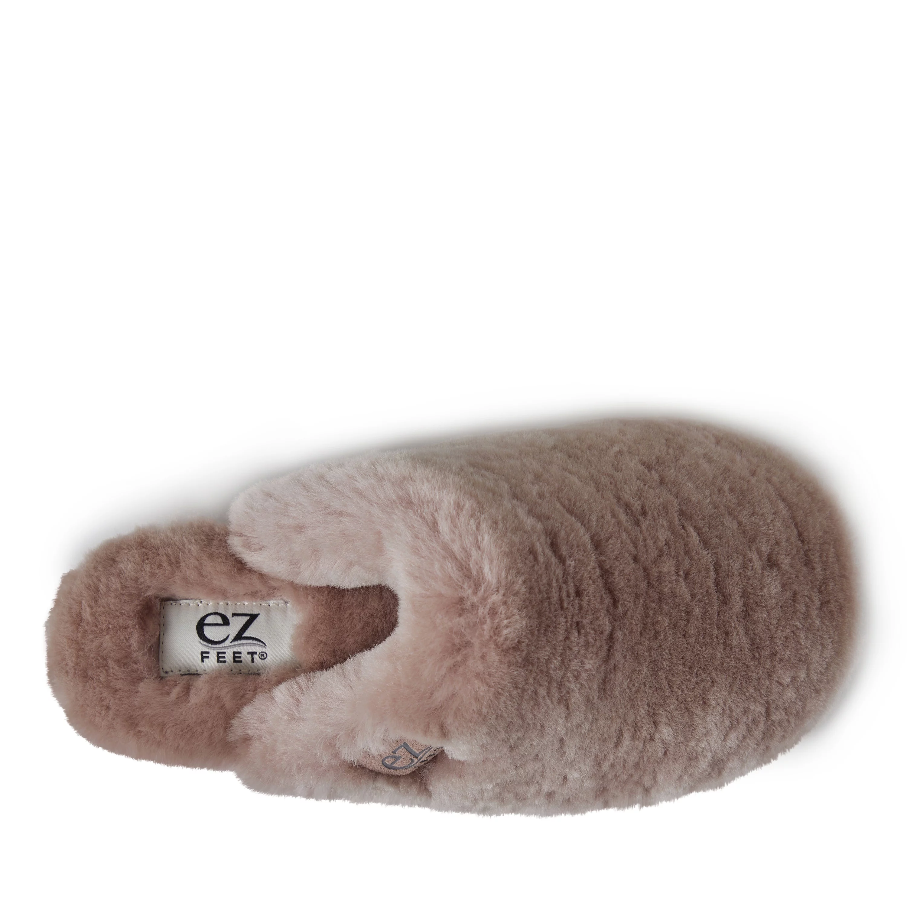 EZ Feet by Dearfoams Fluffy Genuine Shearling Scuff Slipper