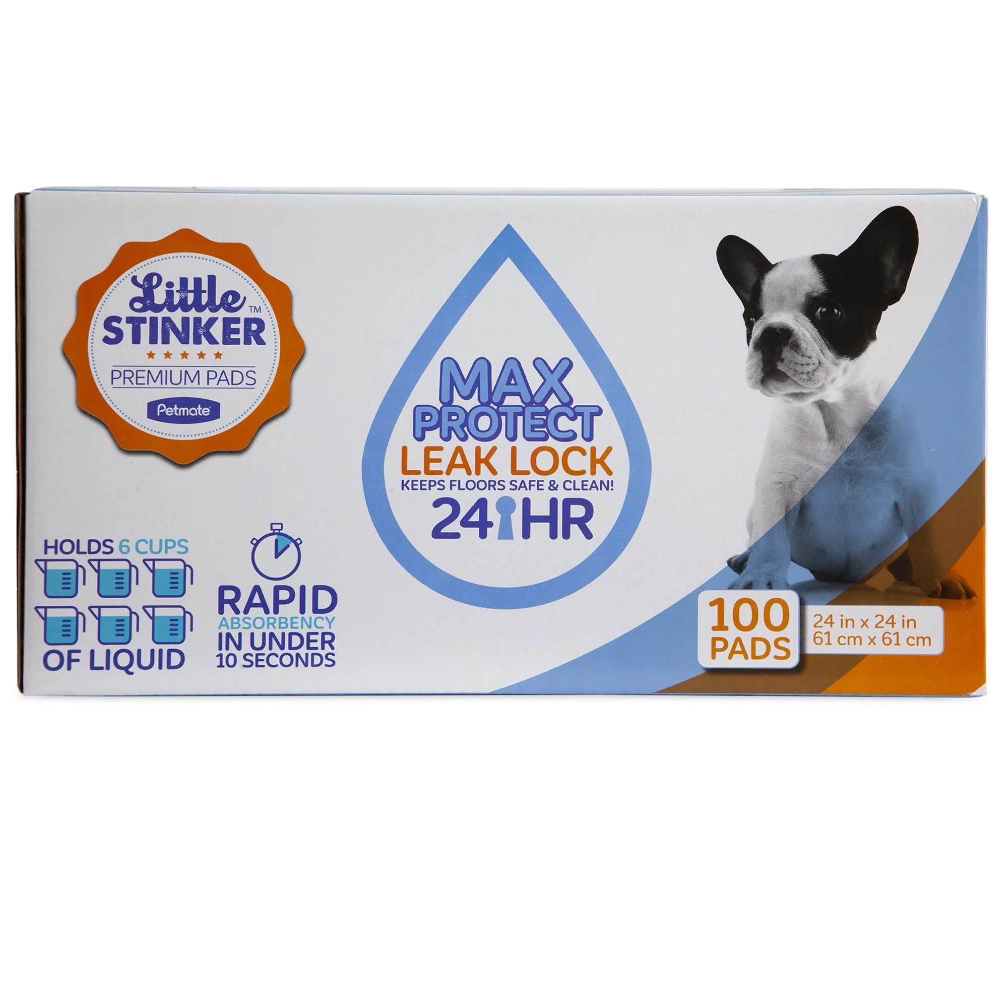 Precision Pet Brand- Little Stinker Housetraining Pads for Dogs, 100 Pack