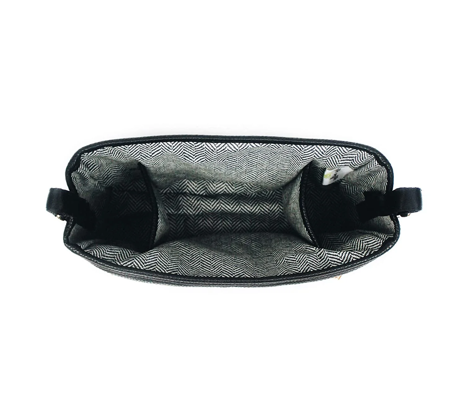 Itzy Ritzy Adjustable Stroller Caddy / Organizer - Stroller Organizer Bag Featuring Front Zippered Pocket, 2 Built-In Interior Pockets & Adjustable Straps to Fit Nearly Any Stroller (Coffee and Cream) Coffee & Cream