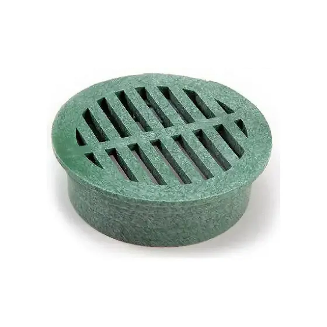 Draintech 13/0440SDG Drop-in Drain Grate 4-9/16 Inch Round Polyethylene Green, Each