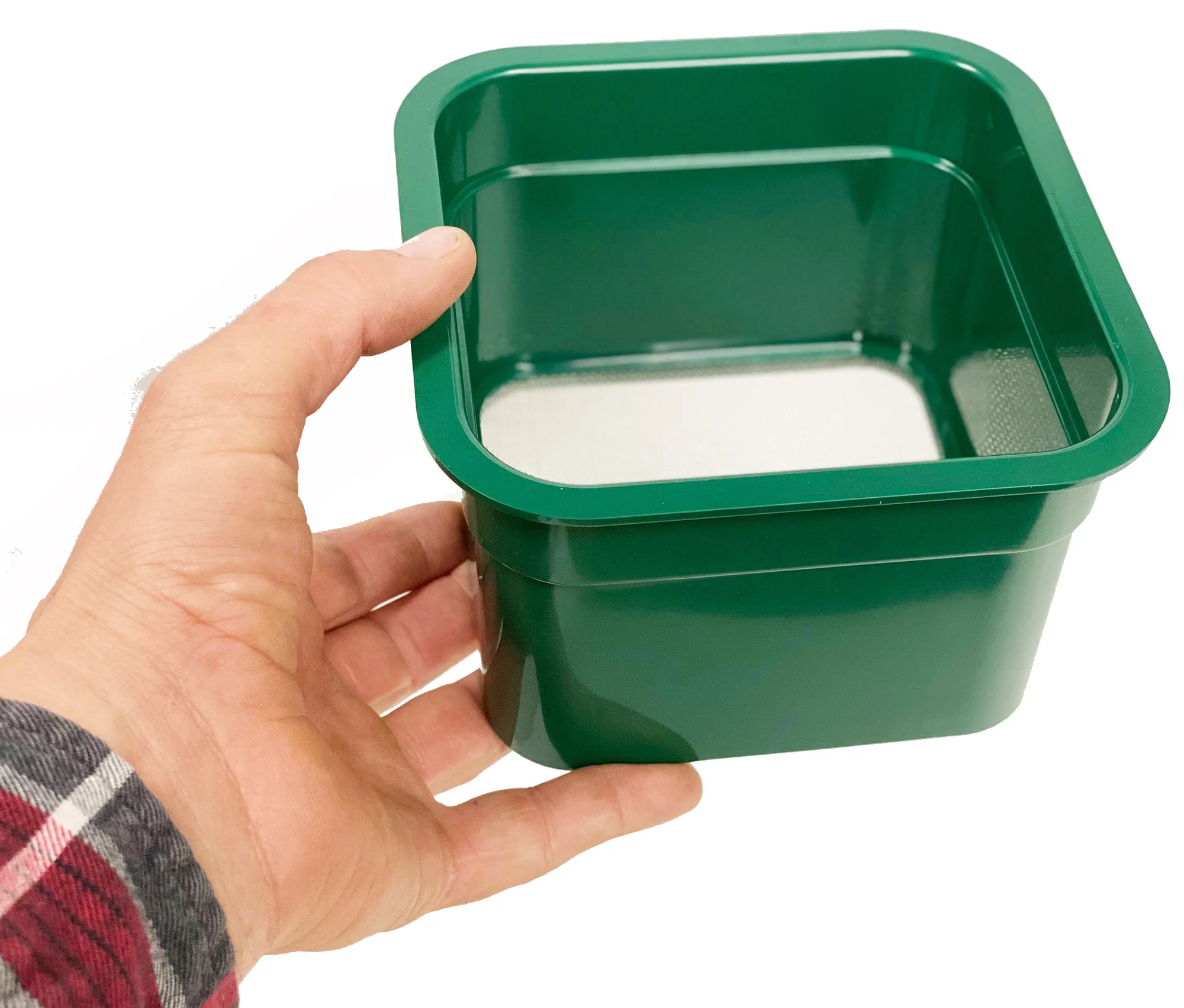 Sluice Fox Sluice Fox 6 inch gold classifiers; set of five stacking sifting pans with stainless steel mesh strainers for gold panning; sharktooth and gem sifters; (Green)