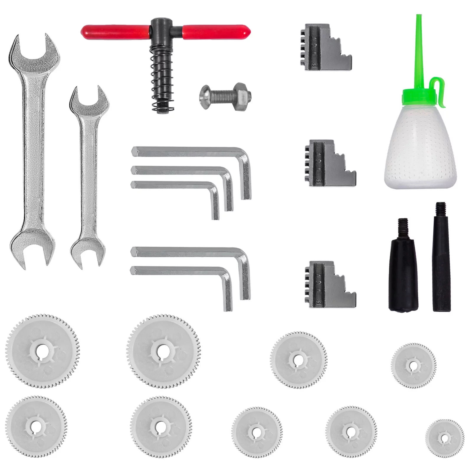 BENTISM Bench Top Mini Metal Milling Lathe 7x12 Variable Speed 0-2250 RPM w/ Lamp
