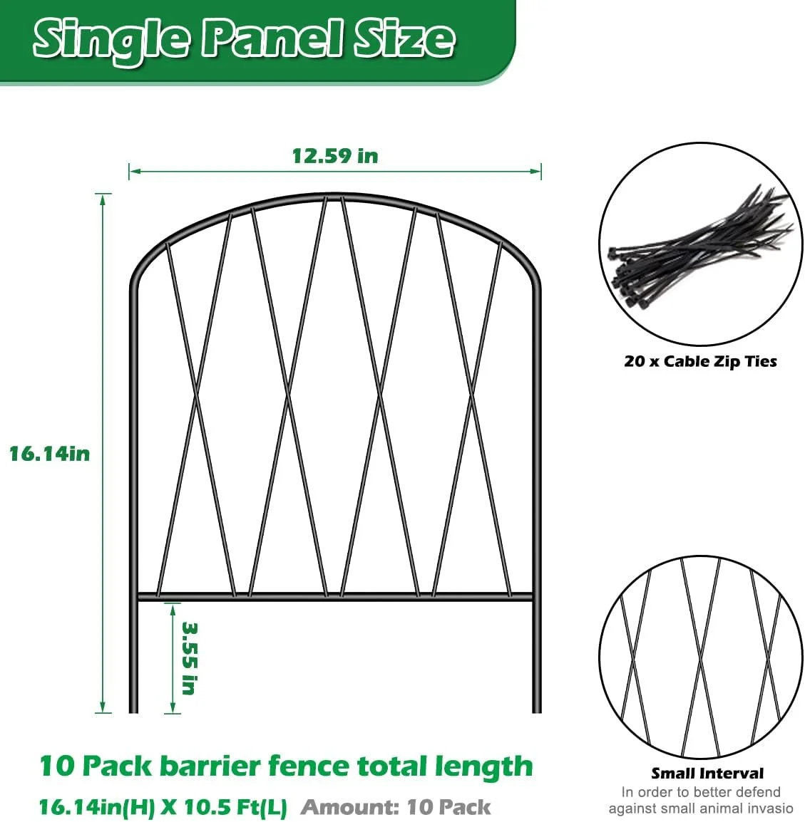 Decorative Garden Fence, 16