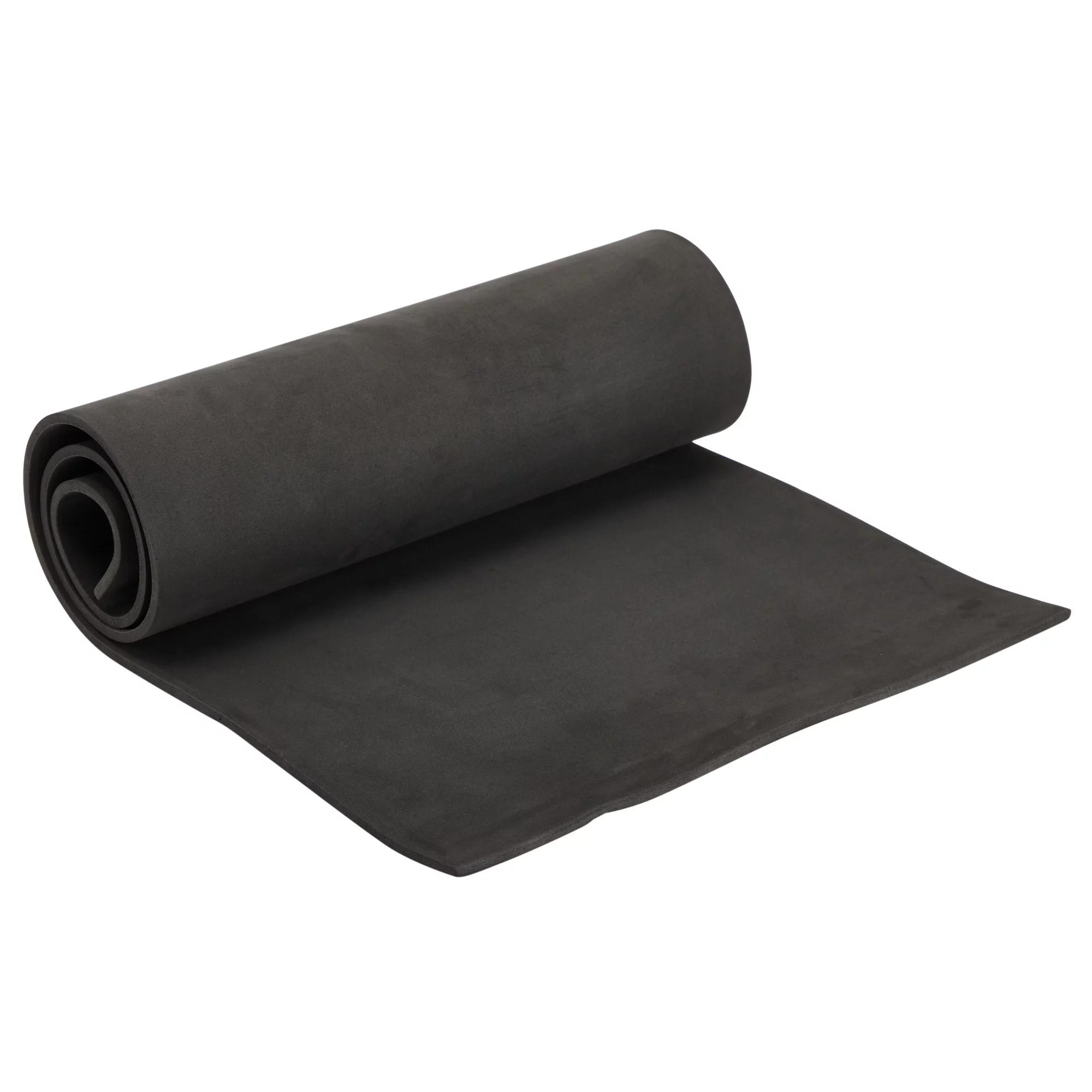 6mm EVA Foam Roll, Black Foam Sheet for Cosplay Armor, Costume, High Density 100 kg/m3 (14x39 in)