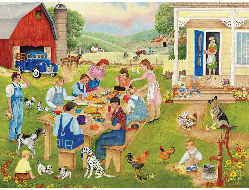 Bits and Pieces - Value Set of Three (3) 300 Piece Jigsaw Puzzles for Adults - Each Puzzle Measures 18