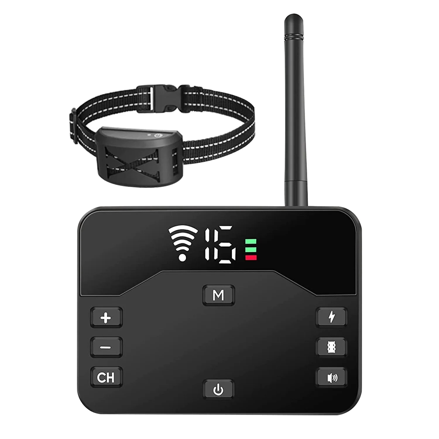 iMounTEK 2 In 1 Wireless Electric Dog Fence Electric Pet Beep Collar Fence Boundary Containment System for Small Medium Large Dogs