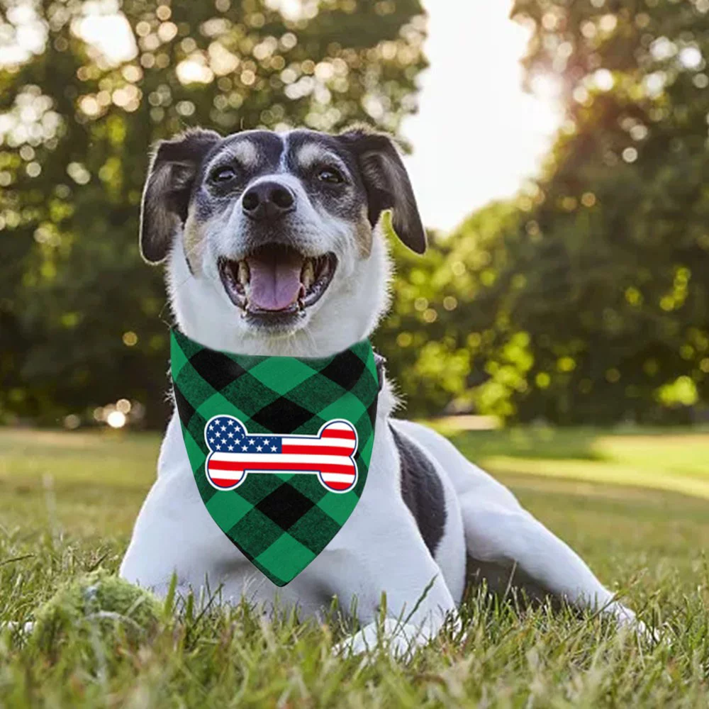 Yeetfub Clearance Microfiber Towel Pet Bandana And Scarf Set For American Independence Day 1PC Cotton Hand Towels For Bathroom