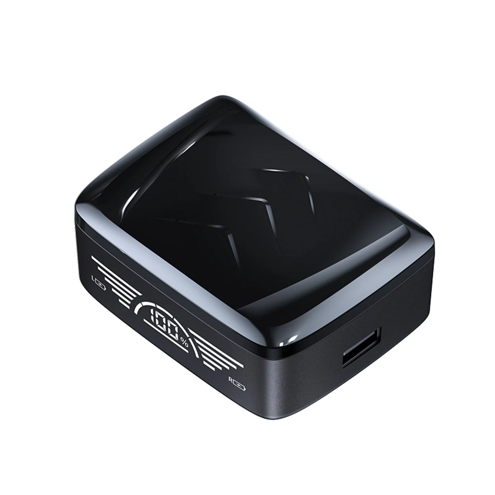 YHAIOGS True Wireless Bluetooth Audio personalization sweat resistant Bluetooth 5.3 Headphones Dual Microphone Wireless Earbuds Long Battery Life LED Display Deep Bass Noise