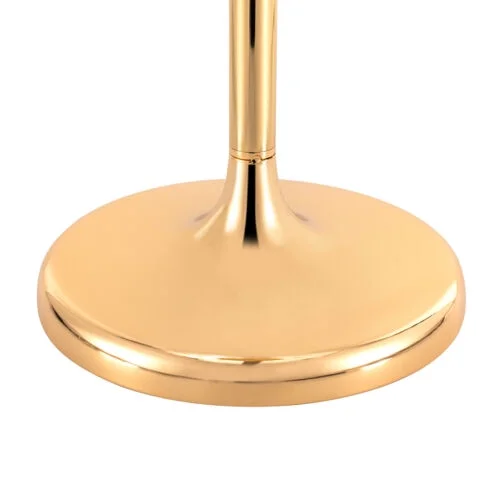 10Pcs 27.5 inch Tall Crystal Flower Vase For Wedding Centerpieces Gold Vases