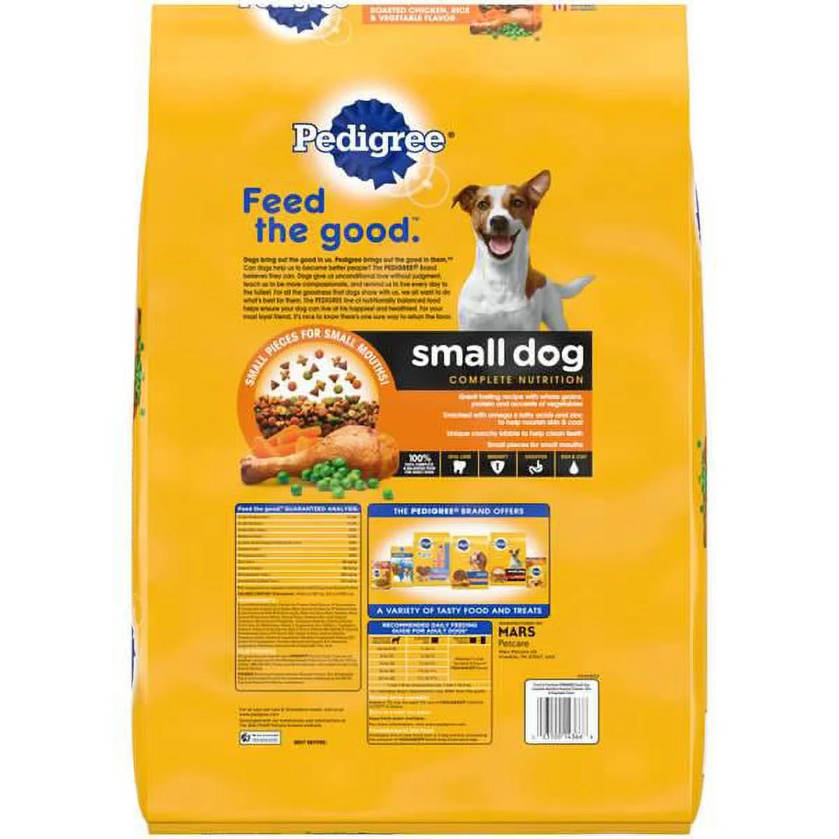 14 lb Small Dog Roasted Chicken, Rice and Vegetable Flavor Dry Dog Food