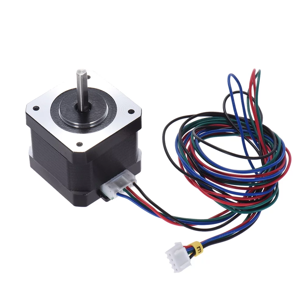 MABOTO 5pcs Nema 17 Stepper Stepping Motor Drive Control 2 Phase 1.8 Degree 0.9A 0.4N.M 42mm with Cable 3D Printer/CNC Accessory Replacement