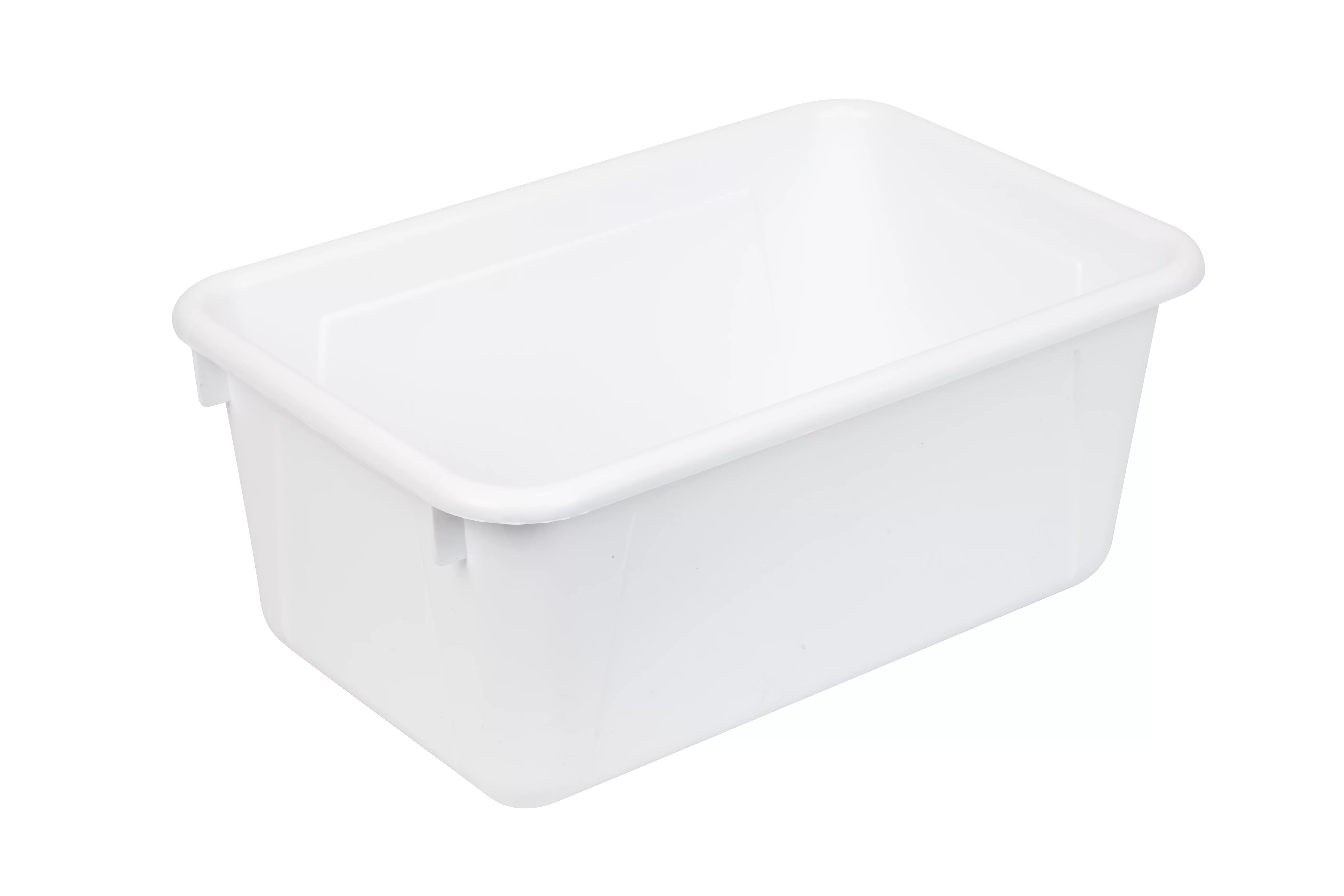 Pen+Gear Plastic Small Cubby Bin, Craft and Hobby Storage, Arctic White, 5-Pack