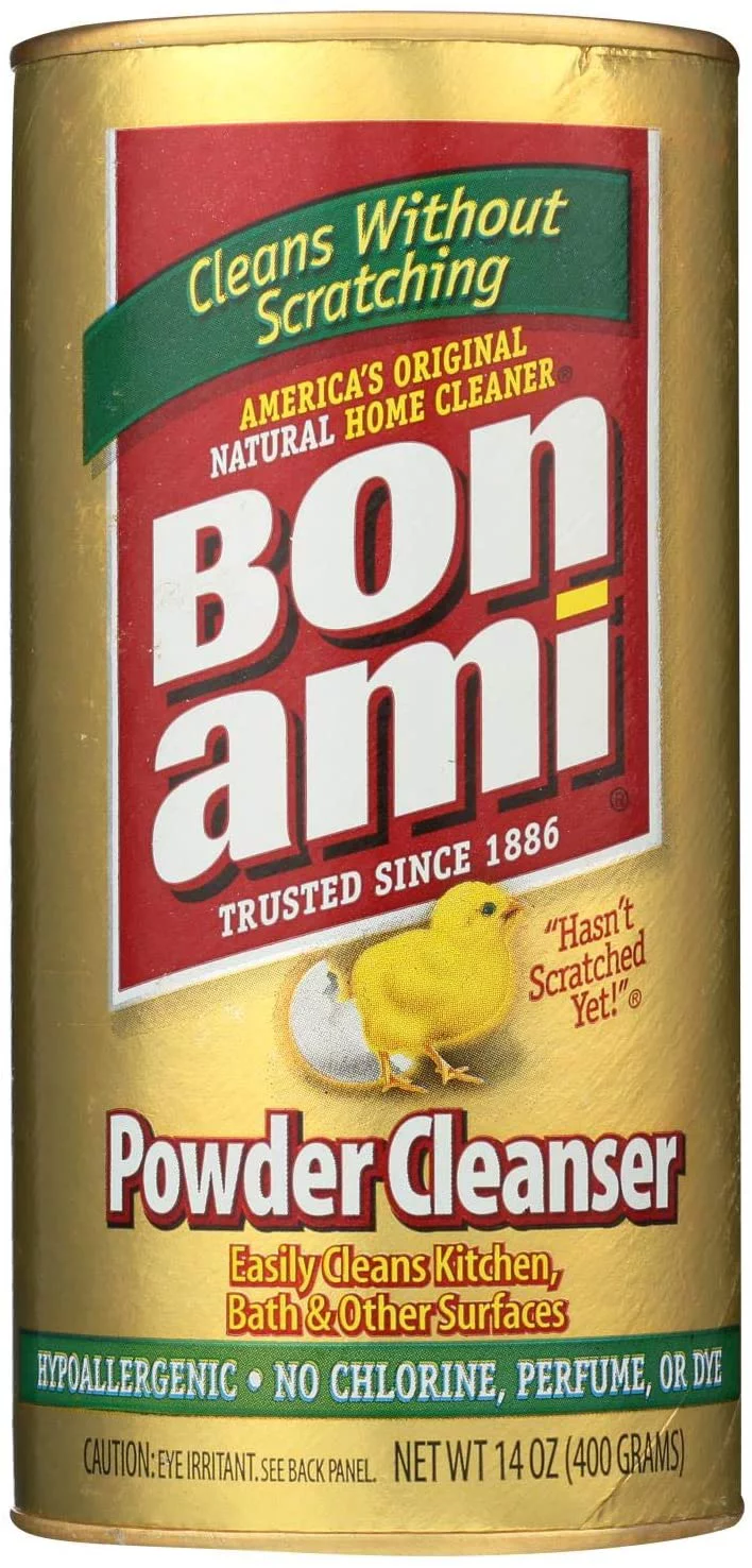 Bon Ami Polish and Cleanser Powder All-Purpose Cleaners, 14 Ounce, 6 Count