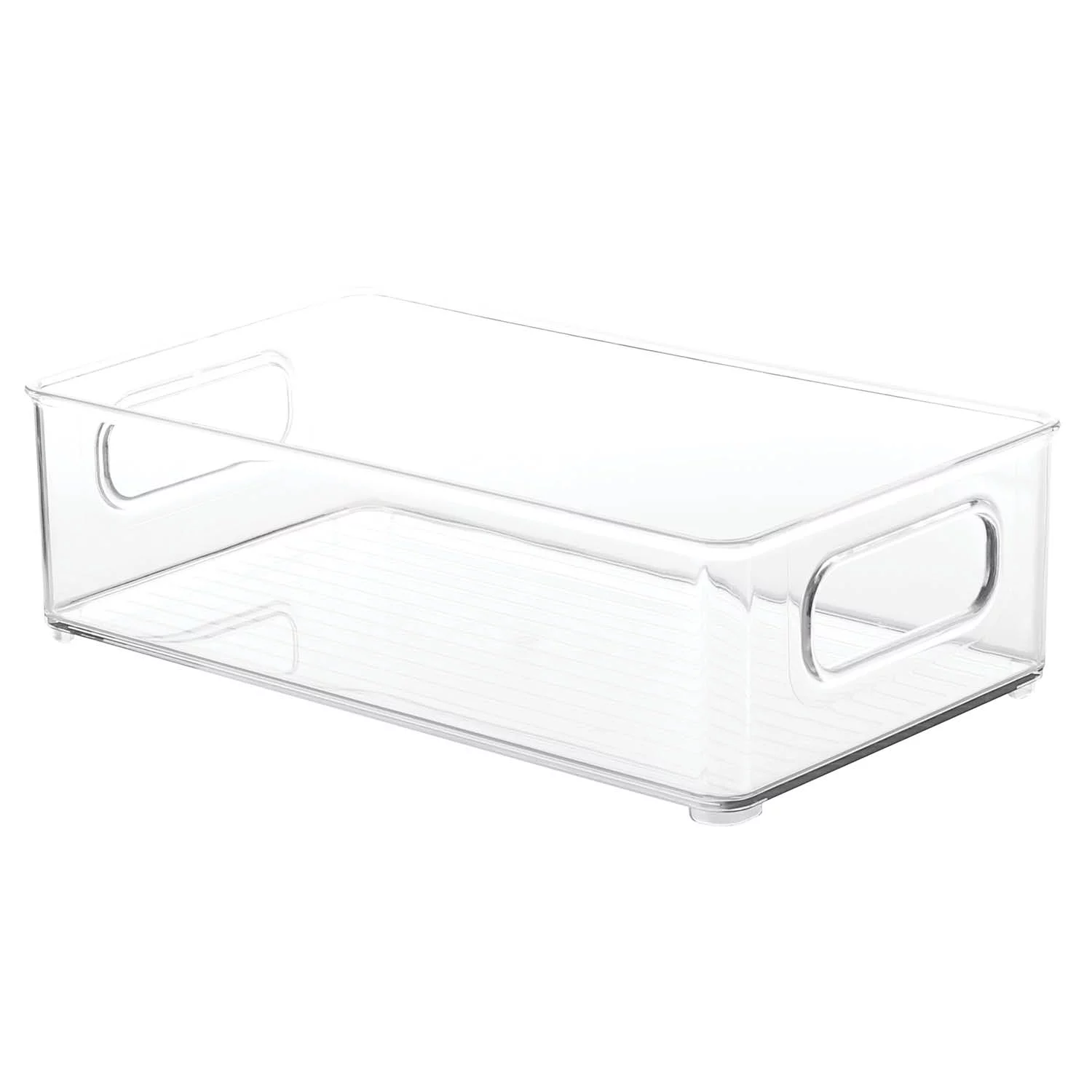 StorageBud Clear Storage Bins , 10X6X3