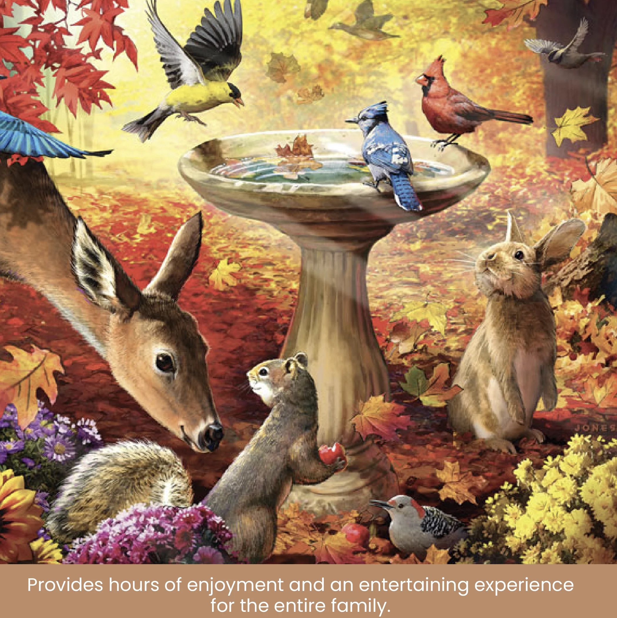 Bits and Pieces - 4-In-1 Multi-Pack Country Living 300 Piece Jigsaw Puzzles for Adults - Each Puzzle Measures 16 