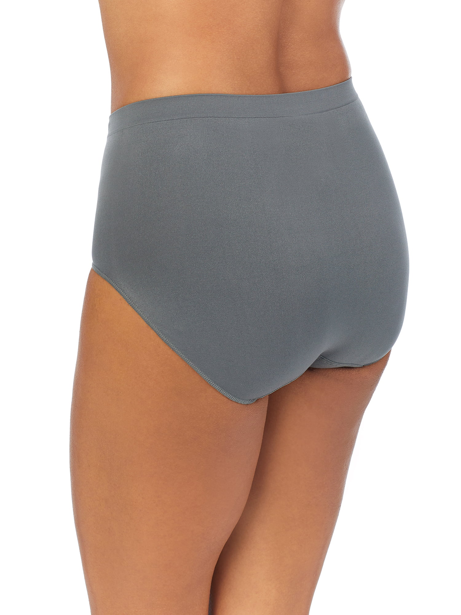 Ellen Tracy Women's Seamless Full Brief Panty, 4 Pack