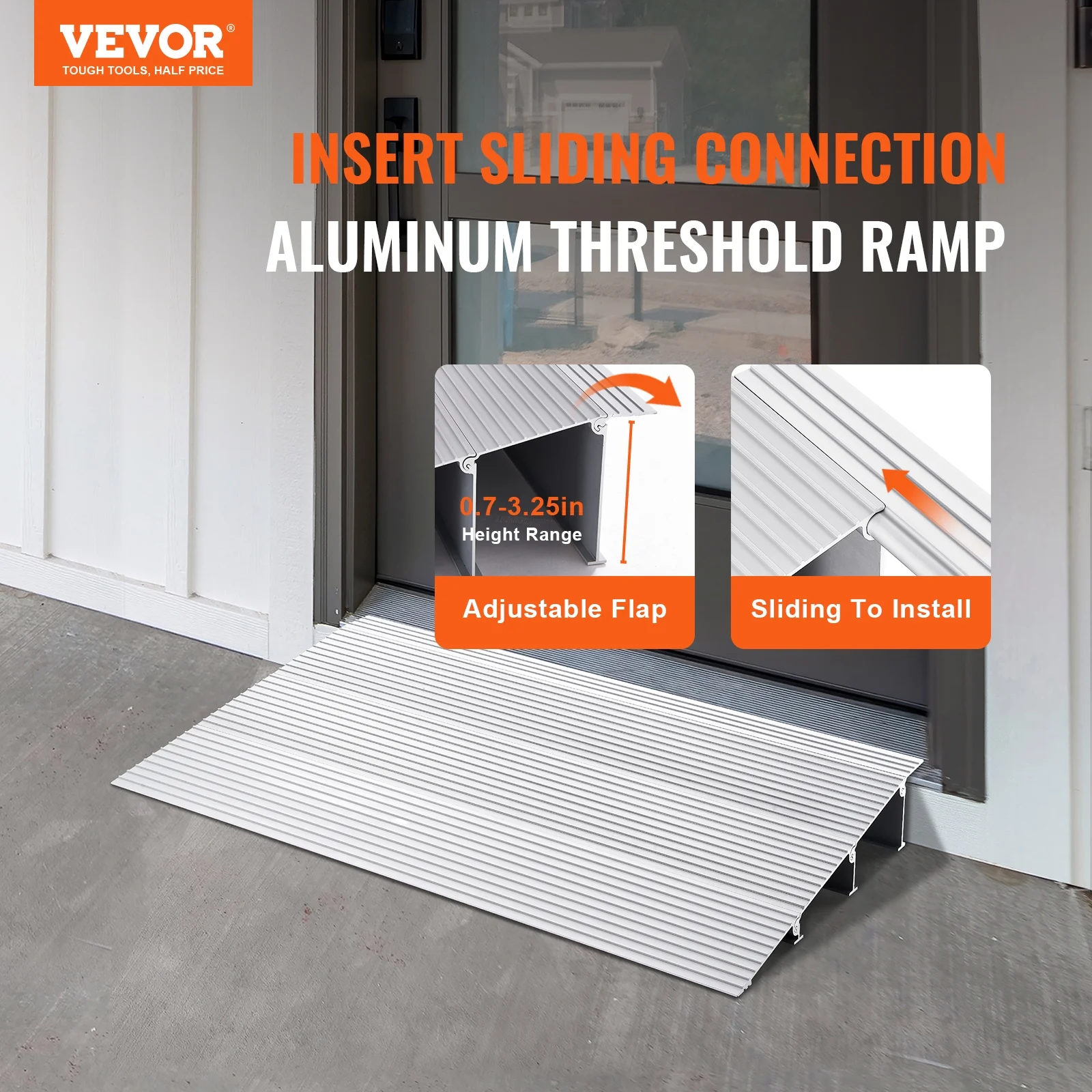 BENTISM Threshold Ramp Aluminum Door Ramp 3