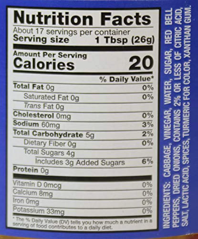 All Natural Sweet Southern Chow Chow Relish, 16 Oz Glass Jar (Pack Of 2)