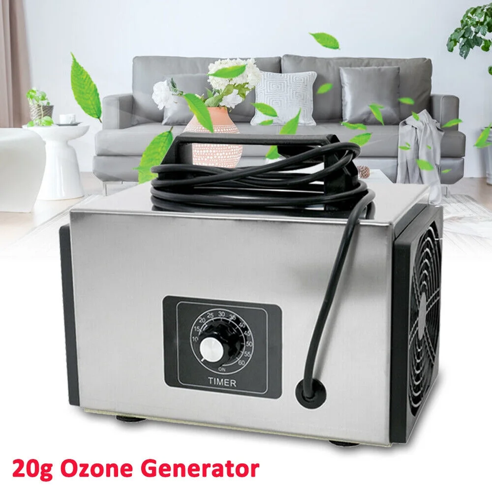 Industrial Commercial Ozone Generator 20000 mg/h Air Purifier Machine Ozonizer 110V