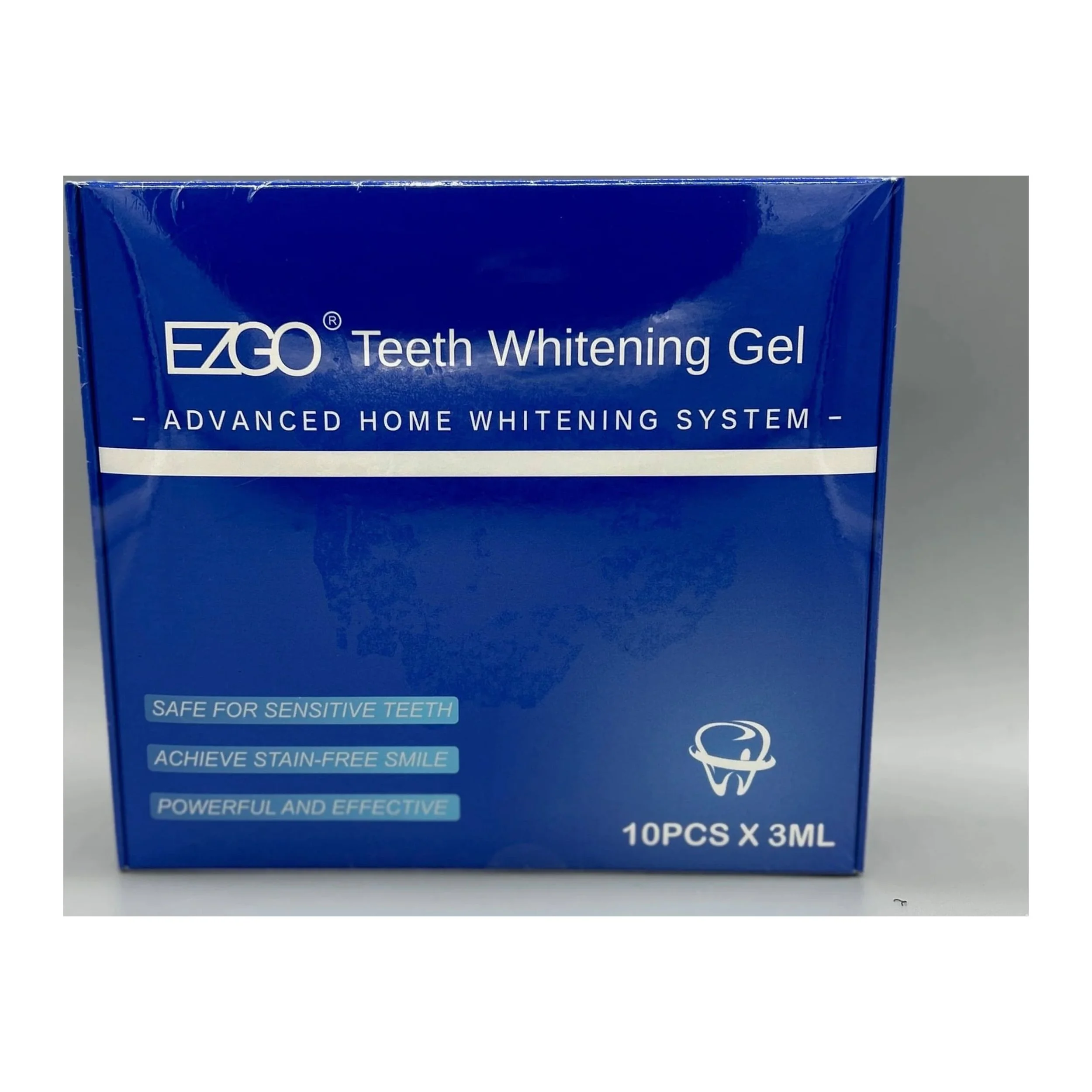 EZGO 10 Pack Teeth Whitening Gel Refills 22% Bleaching Gel