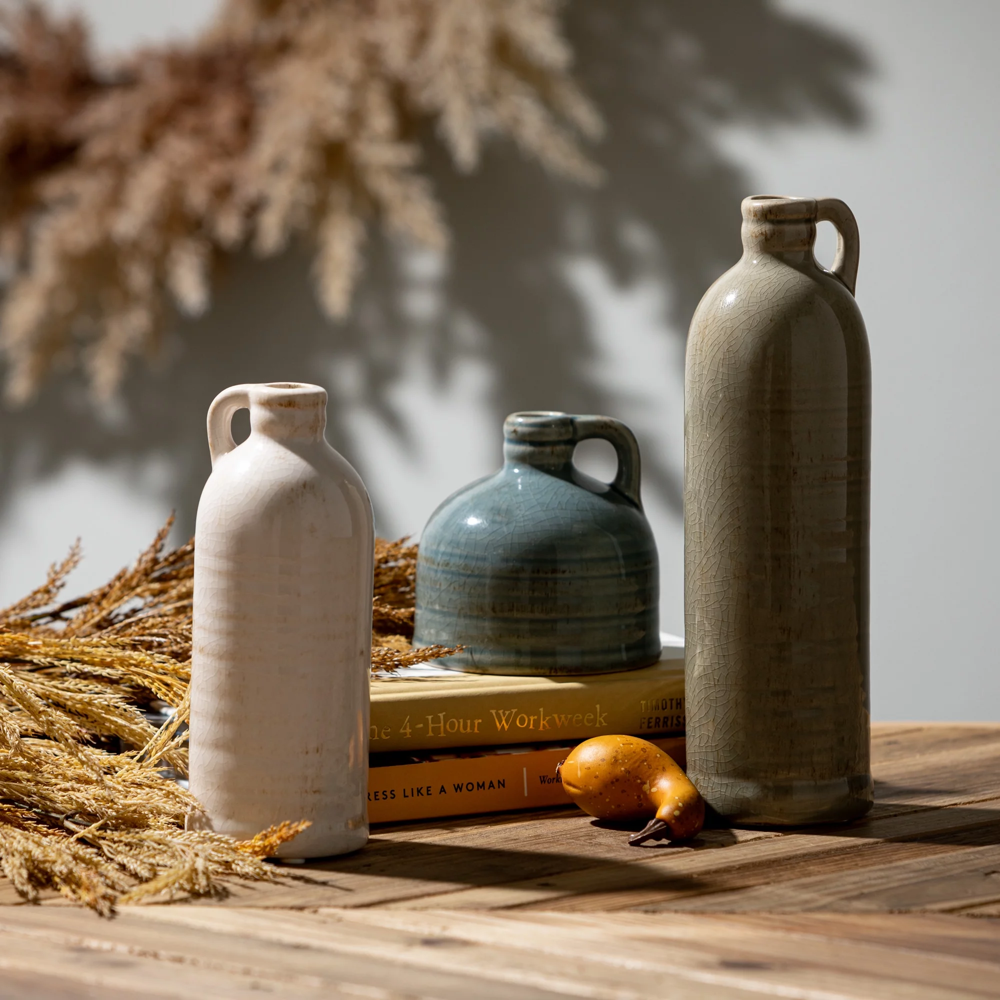 Sullivans Set of 3 Ceramic Jug Vases 10