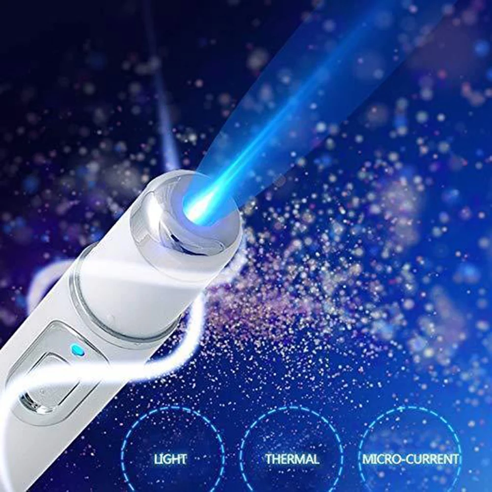 Blue Light Therapy Pen for Spider Veins Acne Removal Pen Scar Wrinkles Puffy Eyes Dark Circles Removal Pen