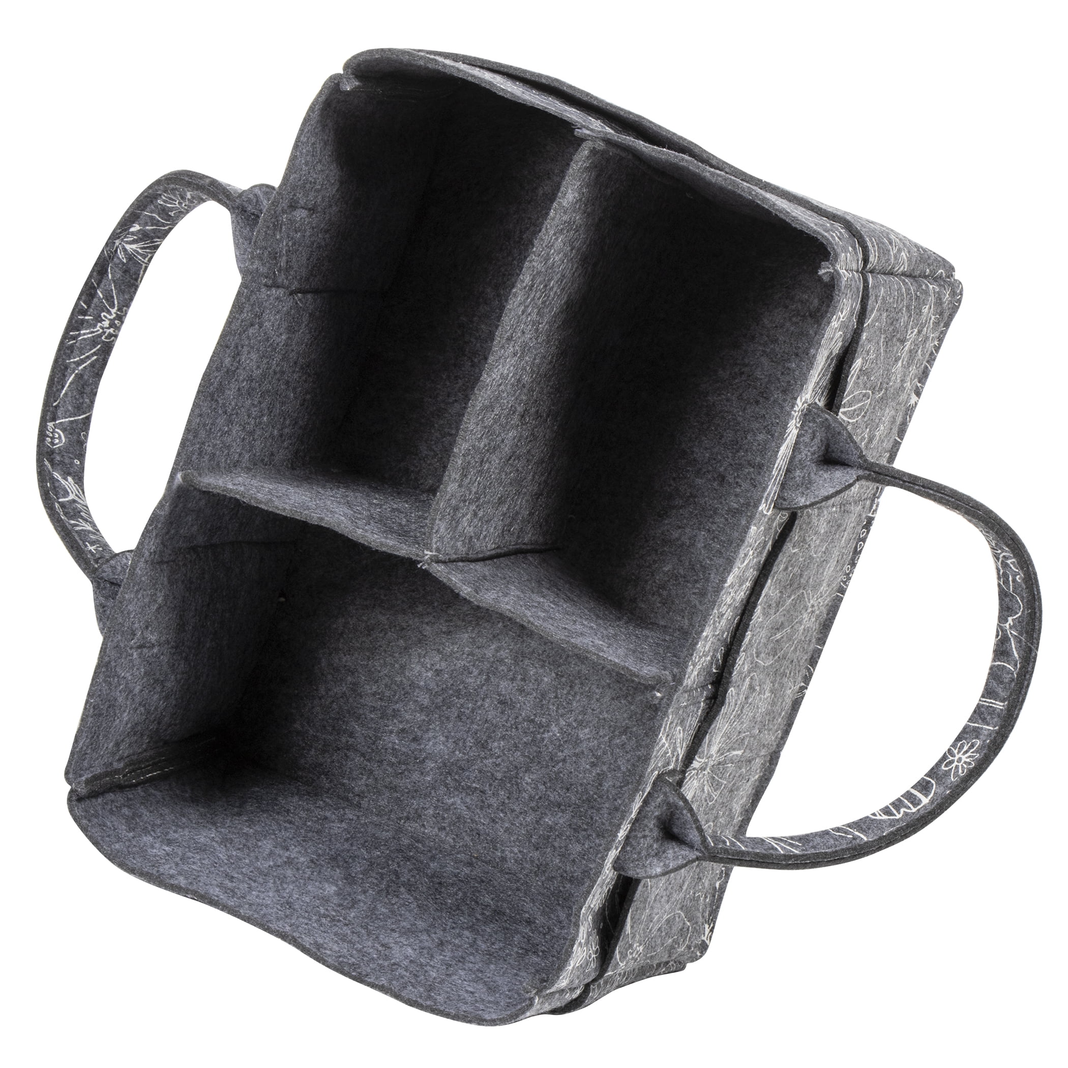 Sammy & Lou Infant Felt Diaper Caddy, Gray