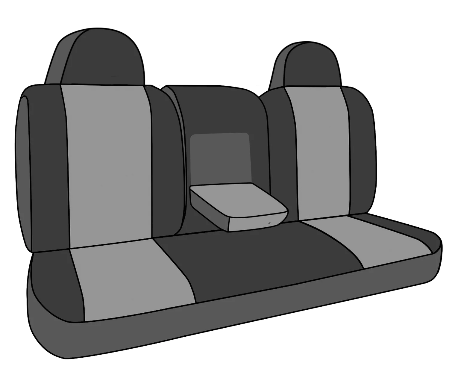 CalTrend Rear 60/40 Split Back & Solid Cushion Mossy Oak Seat Covers for 2009-2014 Dodge Challenger - DG296-76MB Brake Up Country Insert with Black Trim