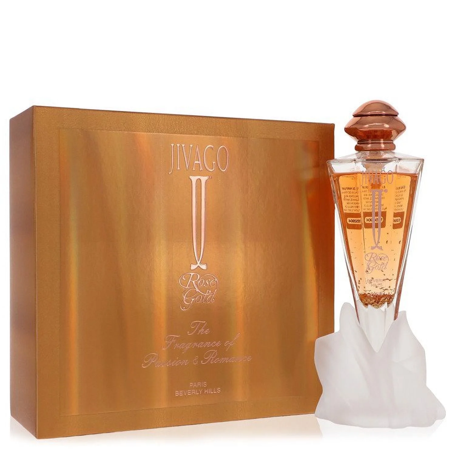 Jivago Rose Gold by Ilana Jivago Eau De Parfum Spray 2.5 oz for Women Pack of 3