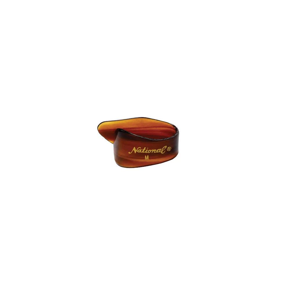 D'Addario National Celluloid Thumb Picks | Medium | Tortoiseshell | 4-Pack