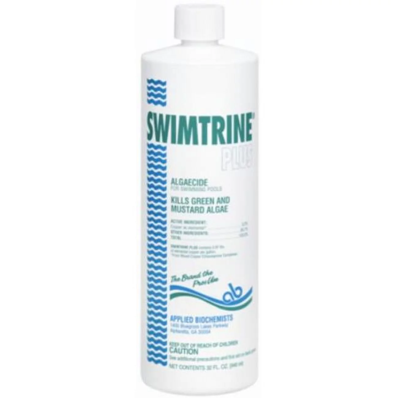 Sigura 1 qt. Swimtrine Plus 9.3 Percent Copper Each Algaecide Applied Biochemists