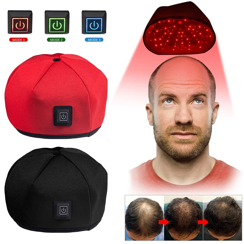 Paddsun US Infrared Red Light Therapy Cap Fast Hair Regrowth Treatment Hat For Hair Loss