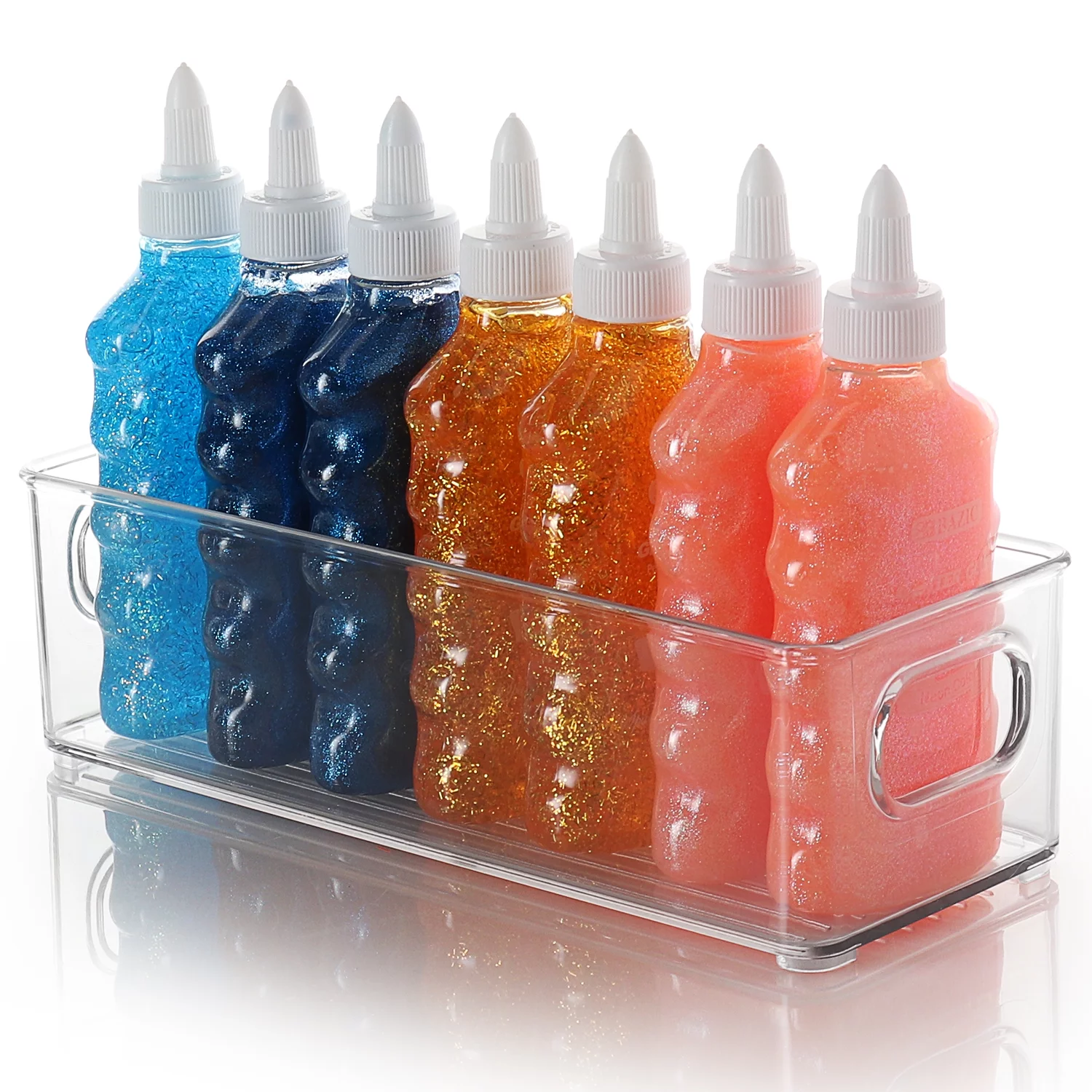 StorageBud Clear Storage Bins , 10X4X3