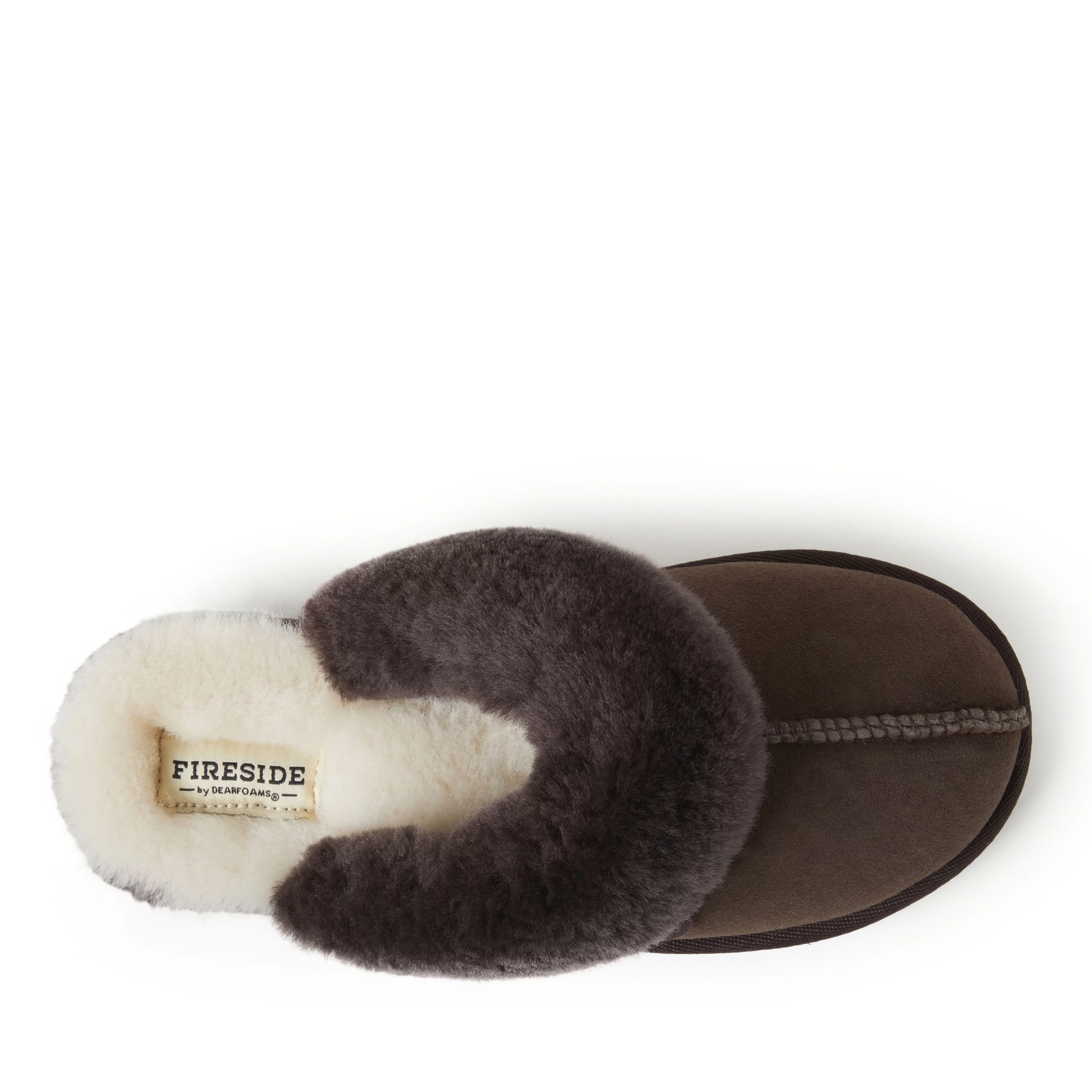 Fireside By Dearfoams Women's Sydney Genuine Shearling Scuff