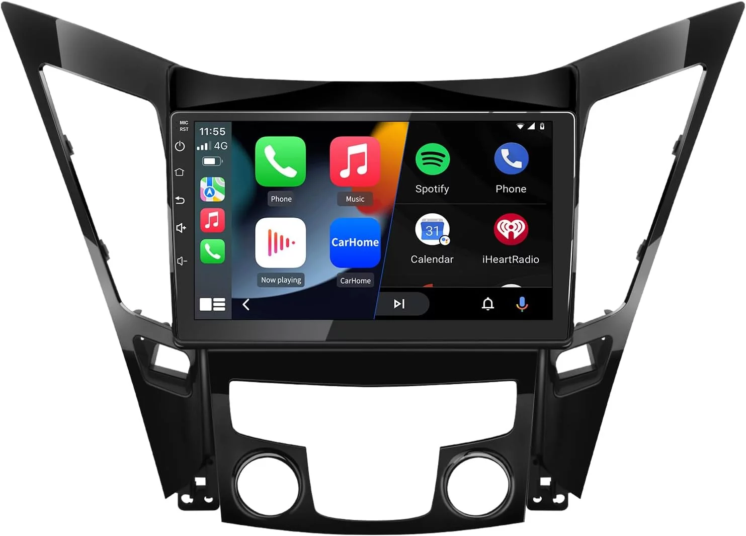 Car Radio for Hyundai Sonata 2011-2015, 9 Inch Touch Screen Car Stereo with GPS/FM/WiFi/USB,SWC,Wireless Carplay Android Auto 2GB+32GB