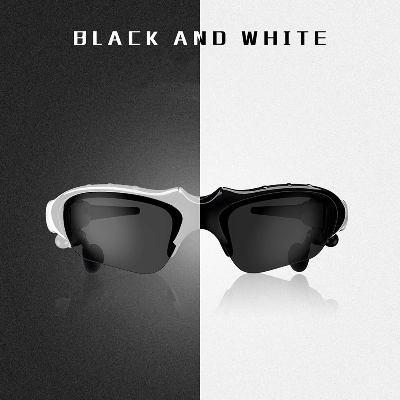 YHAIOGS Bluetooth Earpiece for Cell Phone Sunglasses with Bluetooth Headphone Inear Headphones Polarized Sunglasses Headset Earbuds Wireless Headphone with Mic