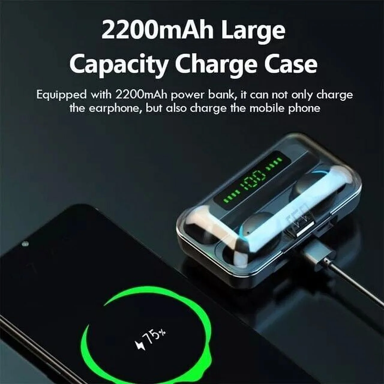 Bluetooth Earbuds TWS 5.3 Connectivity Bluetooth all Phones Earphone Waterproof