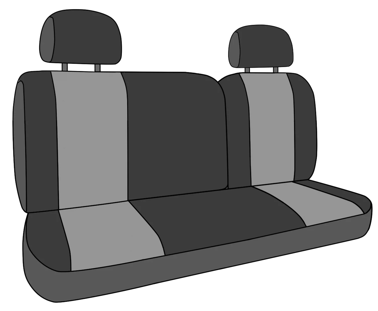 CalTrend Rear 40/60 Split Back & Solid Cushion Mossy Oak Seat Covers for 2013-2013 Kia Forte Koup - KA136-76MB Brake Up Country Insert with Black Trim