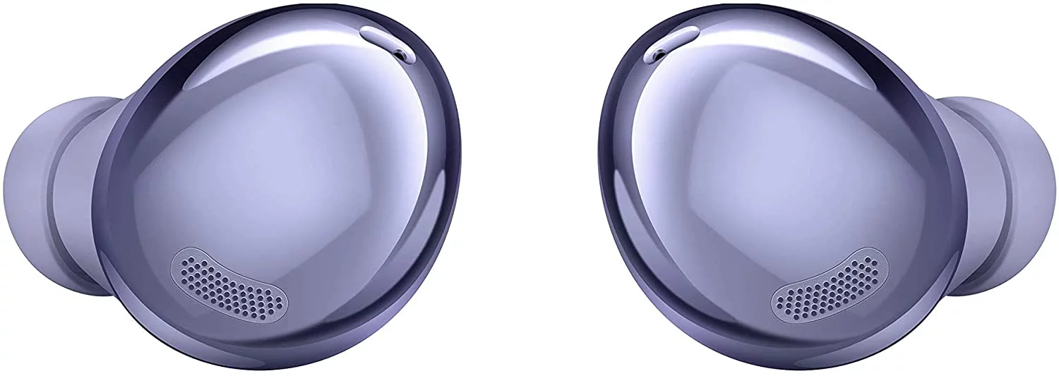 UrbanX Street Buds Pro Bluetooth Earbuds For ZTE Axon 7s True Wireless, Noise Cancelling, Charging Case, Quality Sound, Sweat Resistant, Purple (US Version)