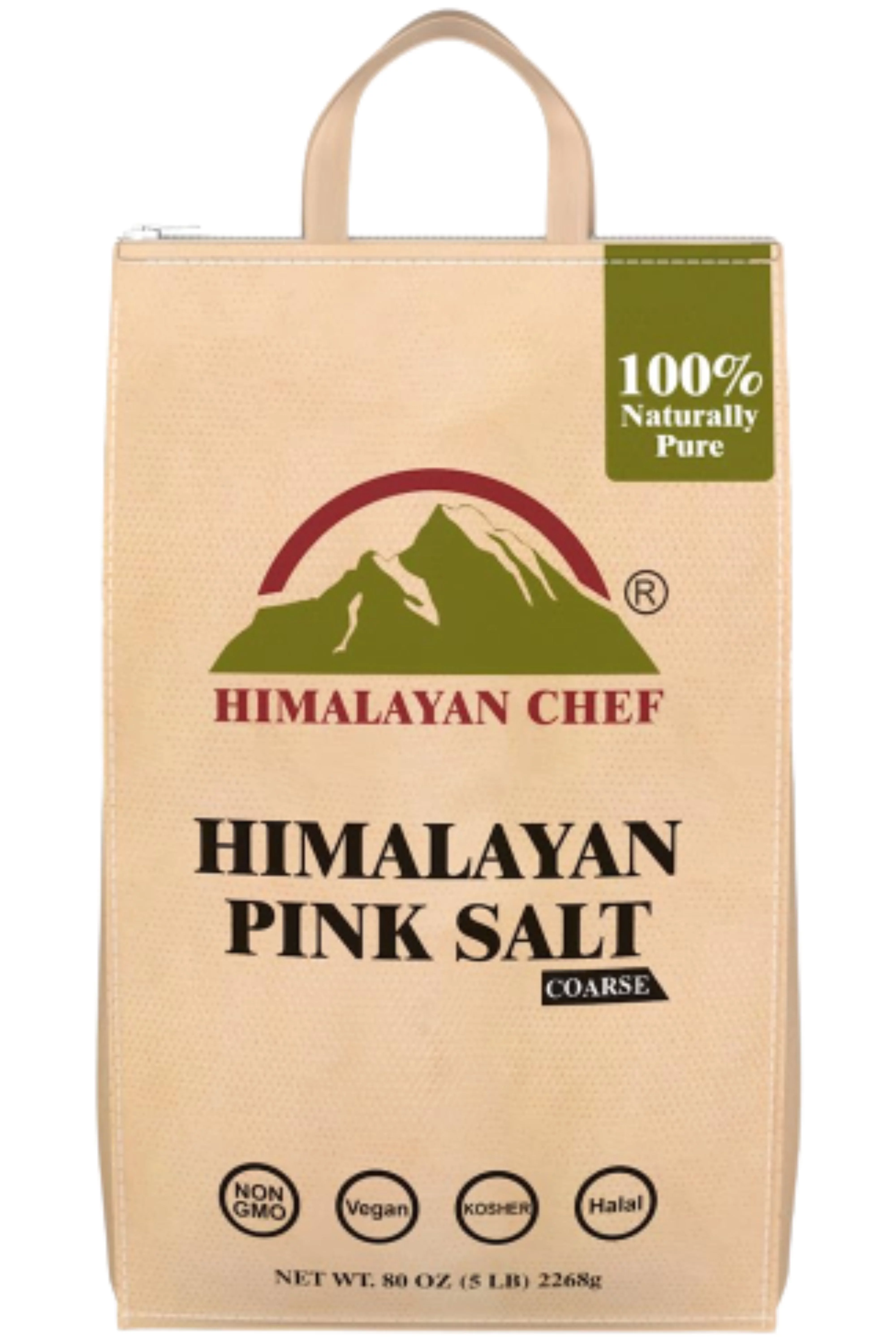 SALT 84 Himalayan Pink Salt - 5 lbs Coarse Grain Bag, Authentic Himalayan Salt for Grinder Refills