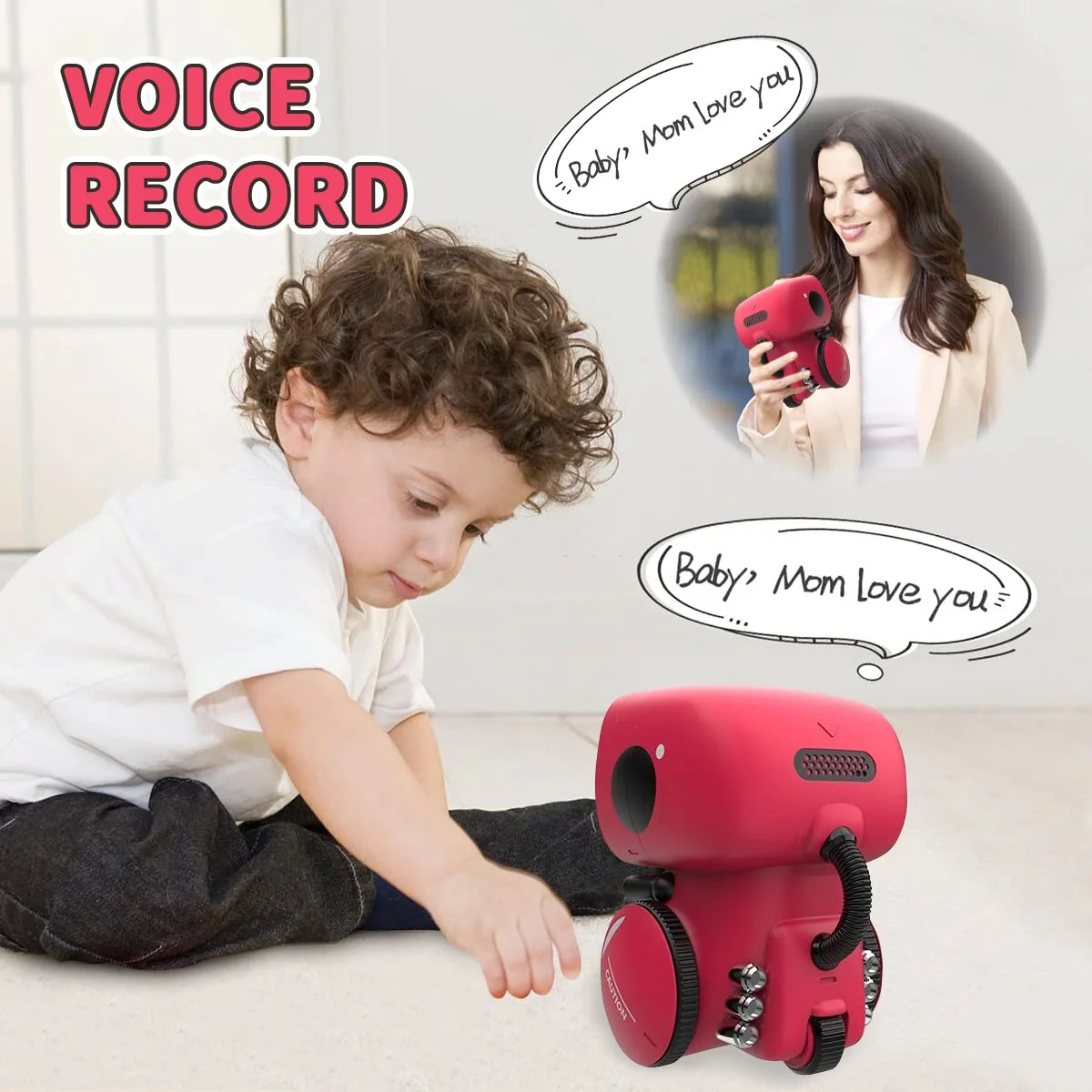 Smart Robot Friend for Kids, Touch and Voice Controlled Robot that Walks and Talks, AI Robot Toy for Boys and Girls, Ages 4-10