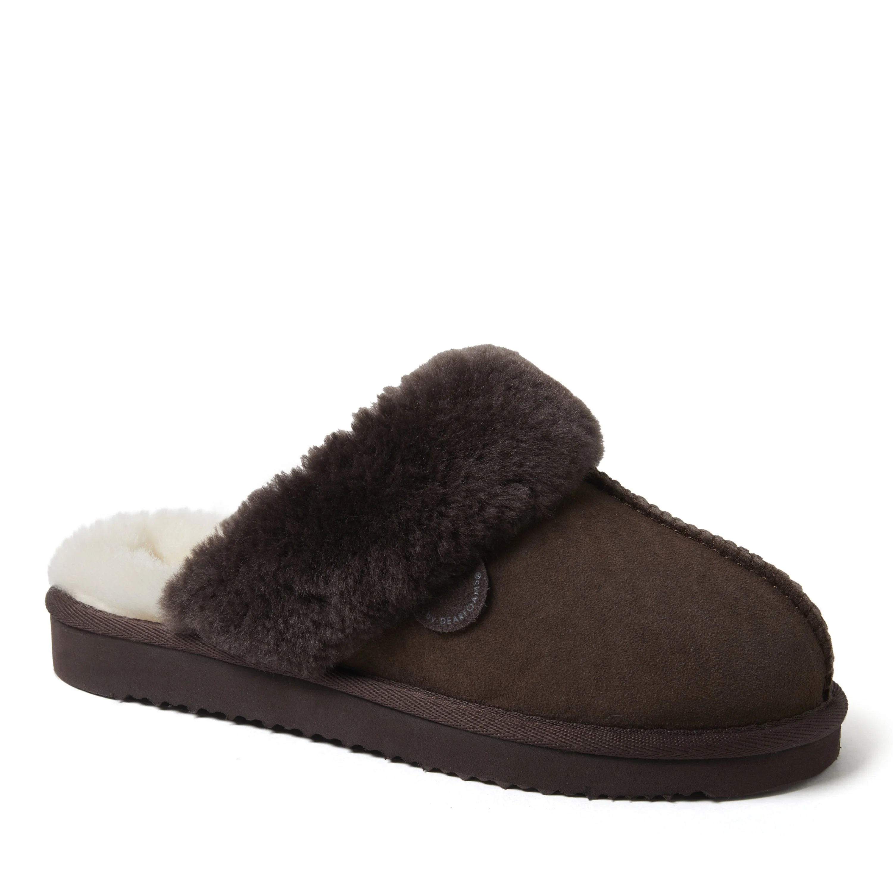 Fireside By Dearfoams Women's Sydney Genuine Shearling Scuff