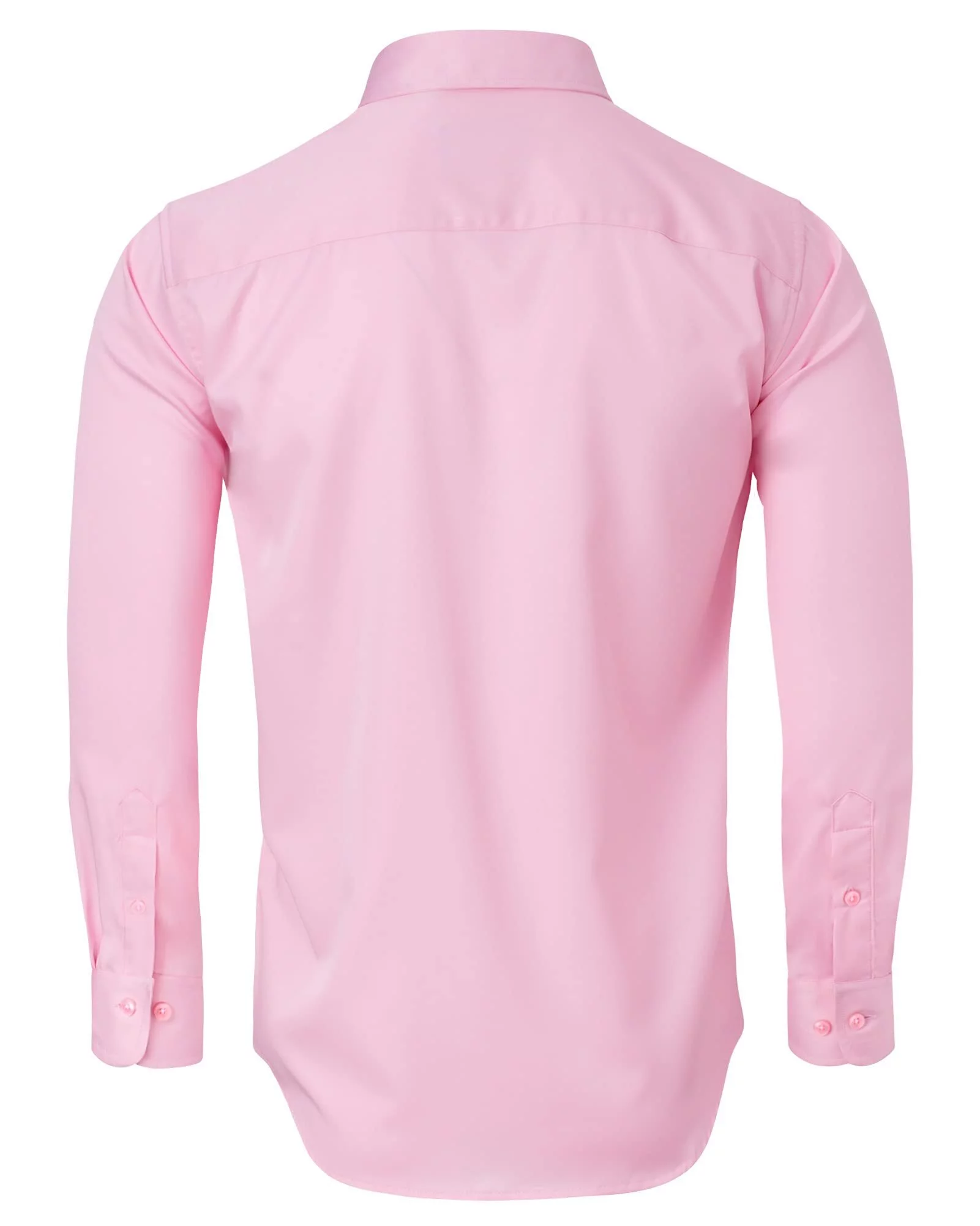 Alimens & Gentle Men's Long Sleeve Button Down Shirt Wrinkle-Free Cotton Dress Shirts