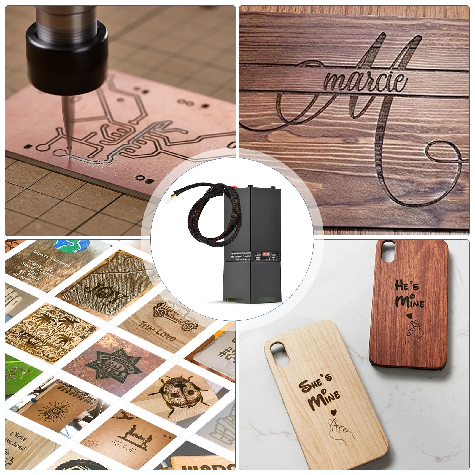 Engraving Module,Wood Leather Fabric Craft Wood Leather Diy Craft Wood Speed Cutter 3d 450nm 80w Head Cutter 3d Printer Router Diy Router Diy Craft 3d Printer Leather Fabric Paper