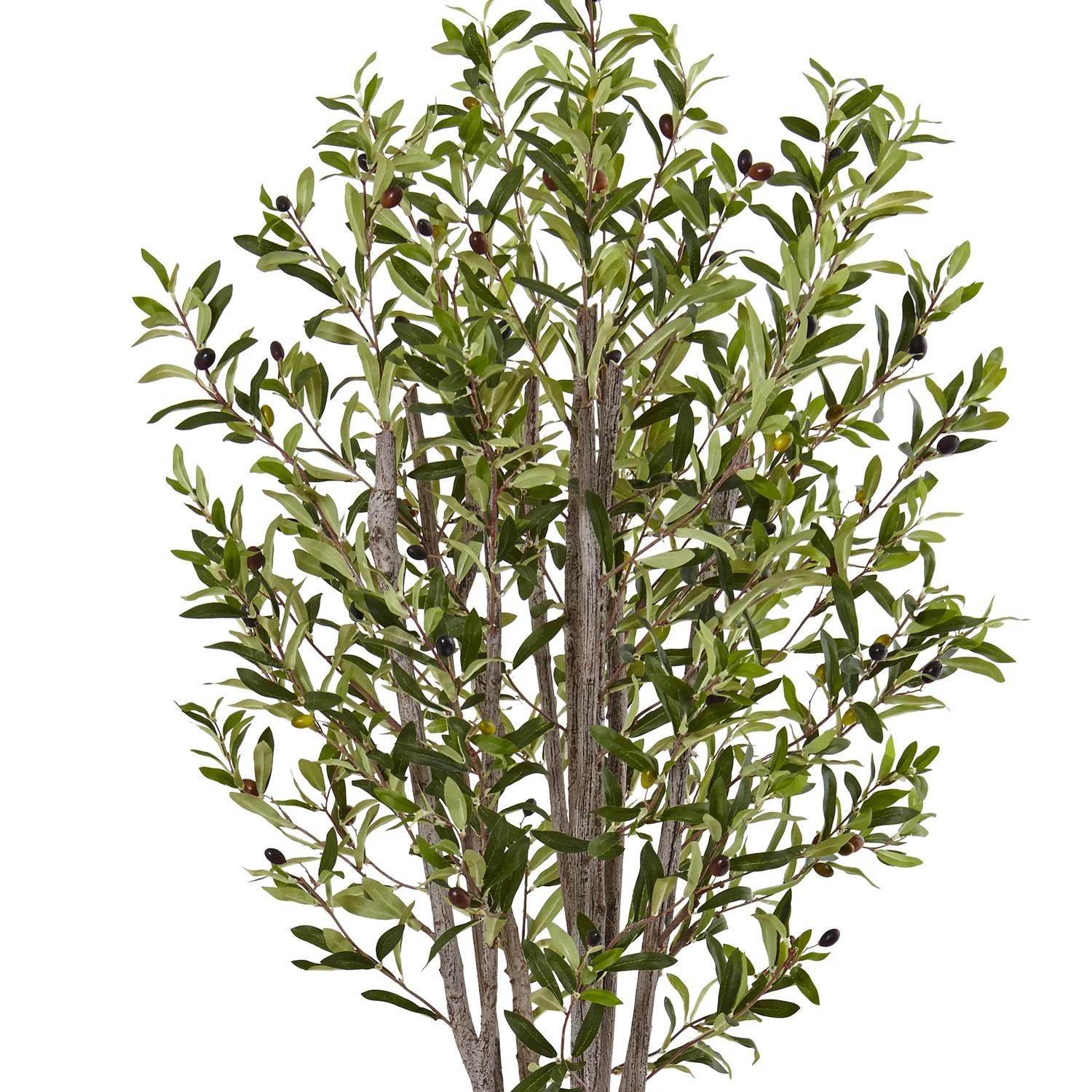 HomeStock Timeless Tradition 6Ft. Olive Artificial Tree In Stone Planter