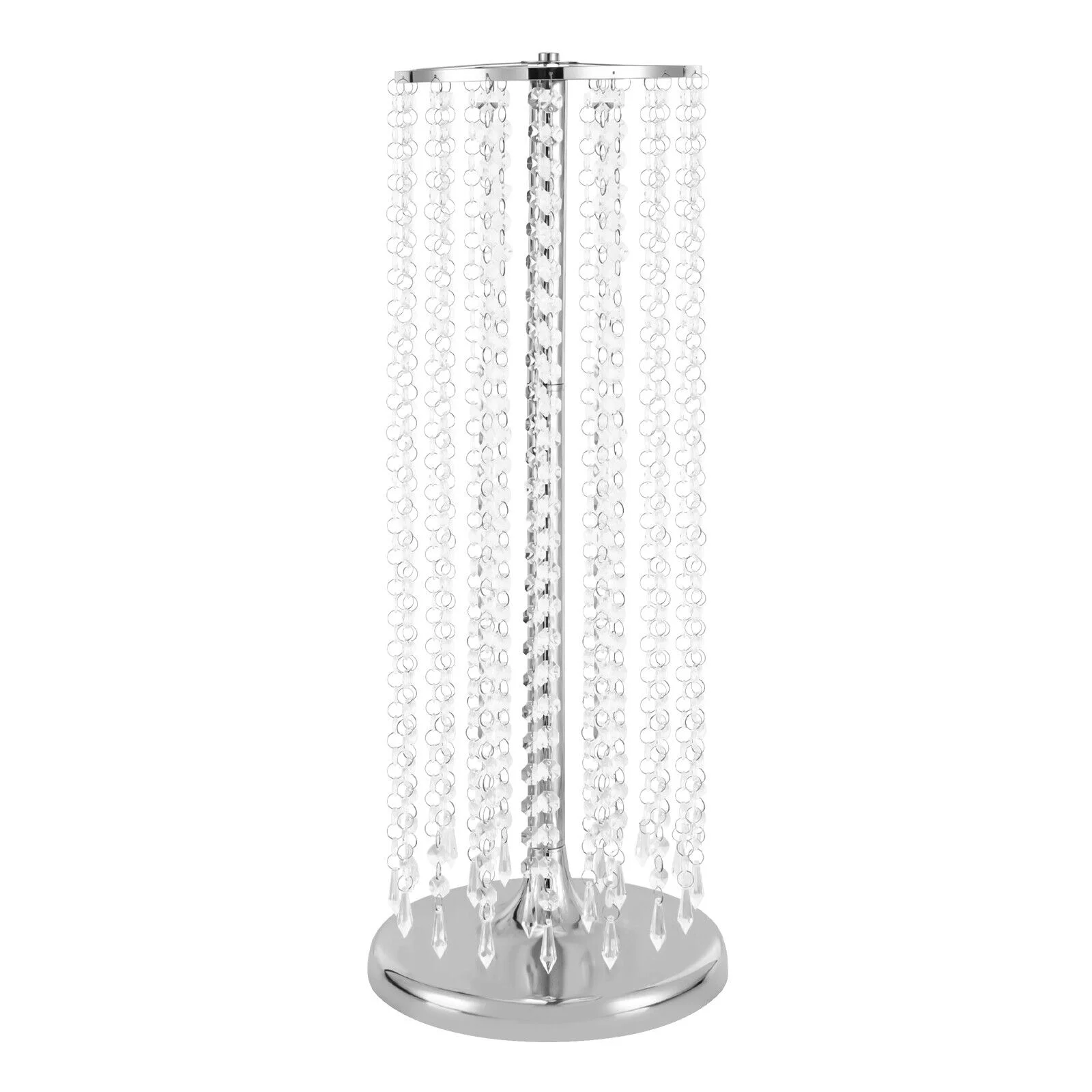 Miumaeov 10 Packs 23.6inch Tall Wedding Centerpieces Flower Vases Stand Crystal Flower Arrangements Decor