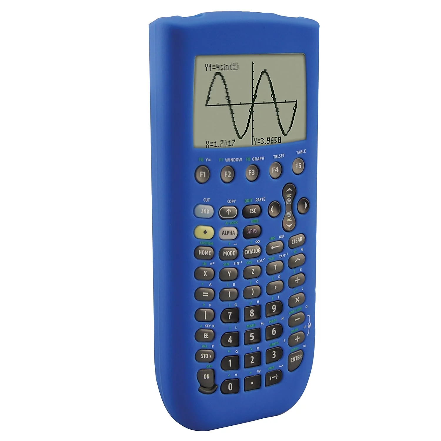 Guerrilla Silicone Case For Texas Instruments TI 89 Titanium Graphing Calculator Blue TI89BLUESC