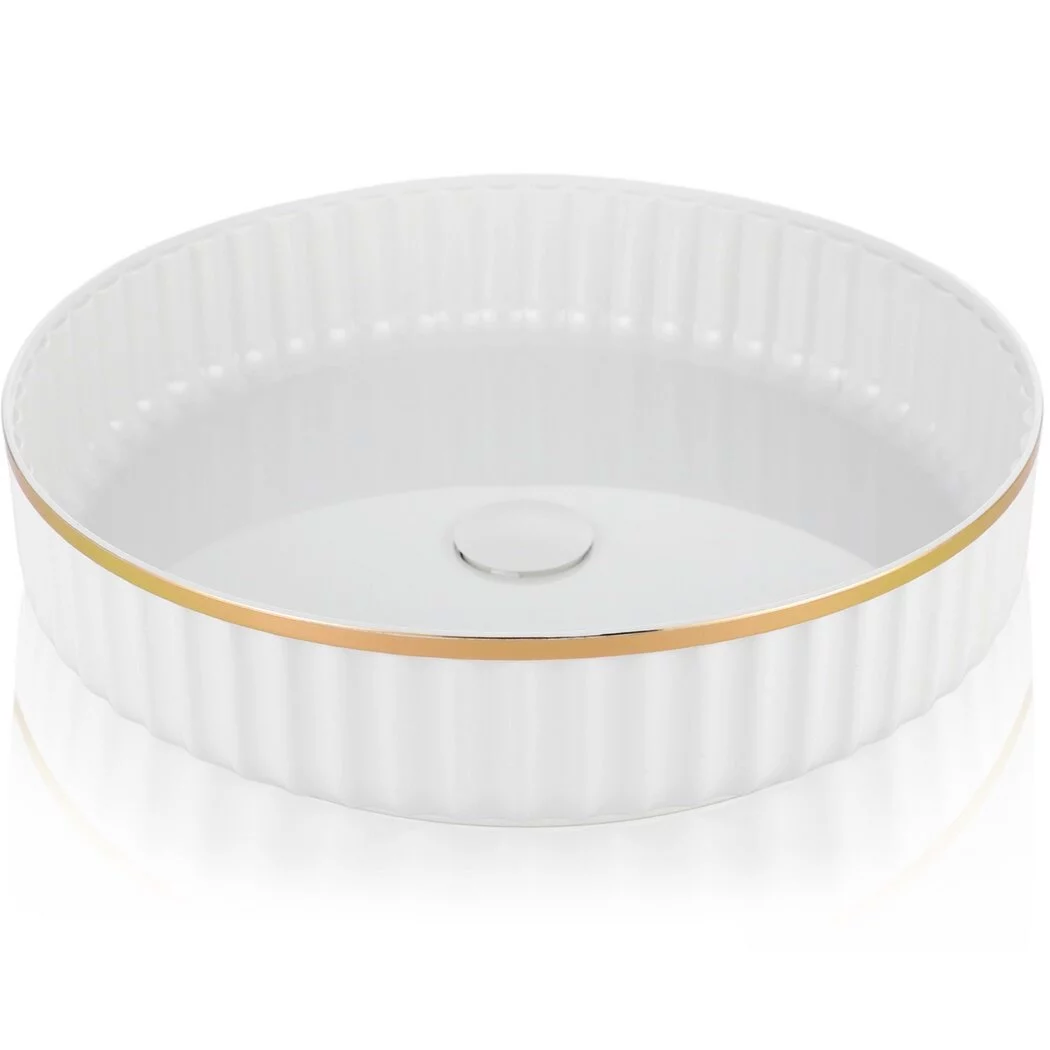 Makeup Organizer, 360° Rotating Makeup Holder, Round Plastic Cosmetic Storage Tray, Rotatable Display Holder for Living Room Kitchen Bathroom, 10 Inch, White