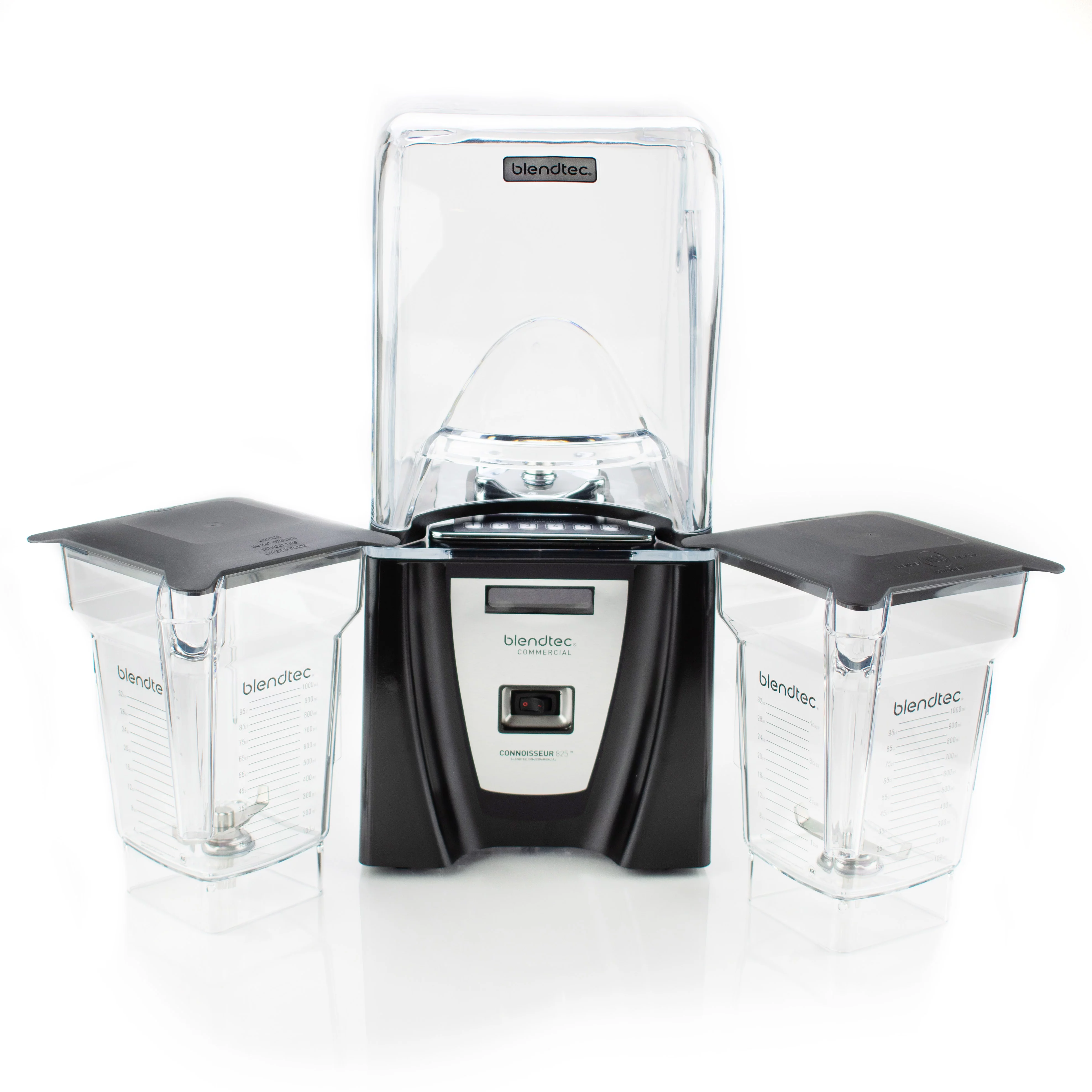 Blendtec Commercial Connoisseur 825 Blender + 2 FourSide Jars